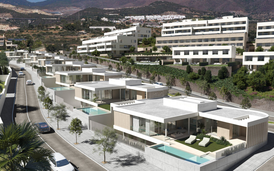 Вилла с террасой и четырьмя спальнями в Эстепоне