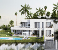 Виллы в Михас-Пуэбло 219 кв.м с видом на море