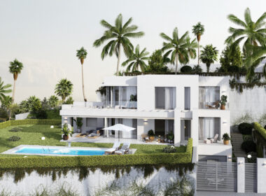 Виллы в Михас-Пуэбло 219 кв.м с видом на море