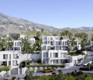 Виллы в Михас-Пуэбло 219 кв.м с видом на море