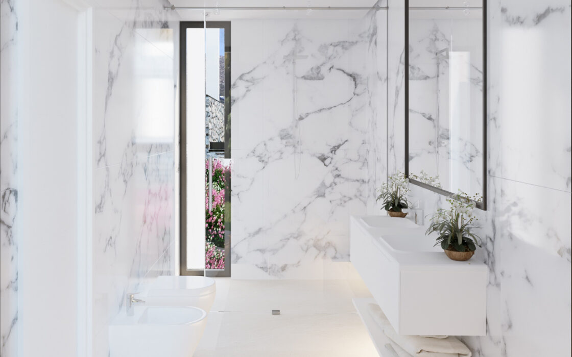 Виллы в Михас-Пуэбло 219 кв.м с видом на море