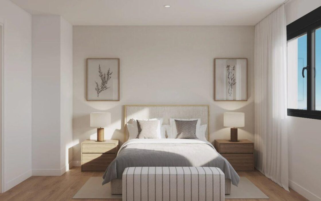 Апартаменты в Аликанте 74 кв.м с террасой и 3 комнатами