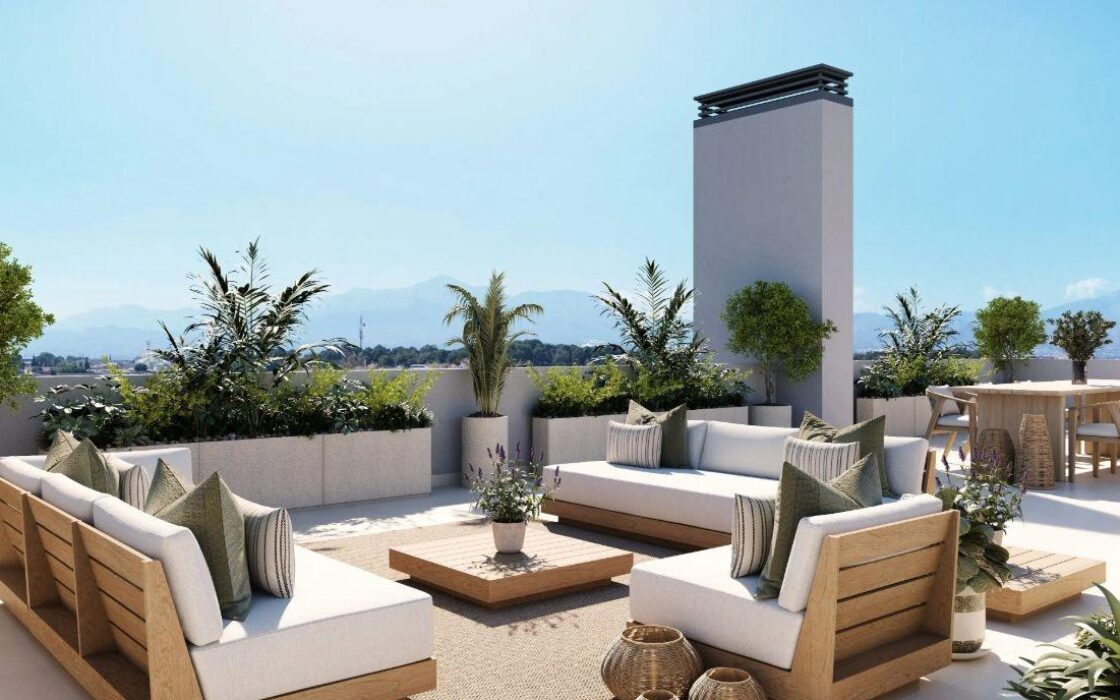 Апартаменты в Аликанте 74 кв.м с террасой и 3 комнатами