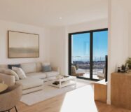 Апартаменты в Аликанте 74 кв.м с террасой и 3 комнатами