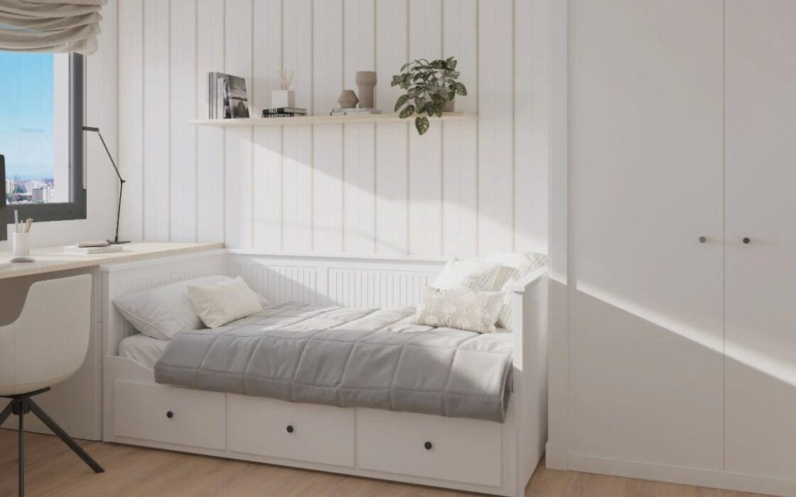 Апартаменты в Аликанте 74 кв.м с террасой и 3 комнатами