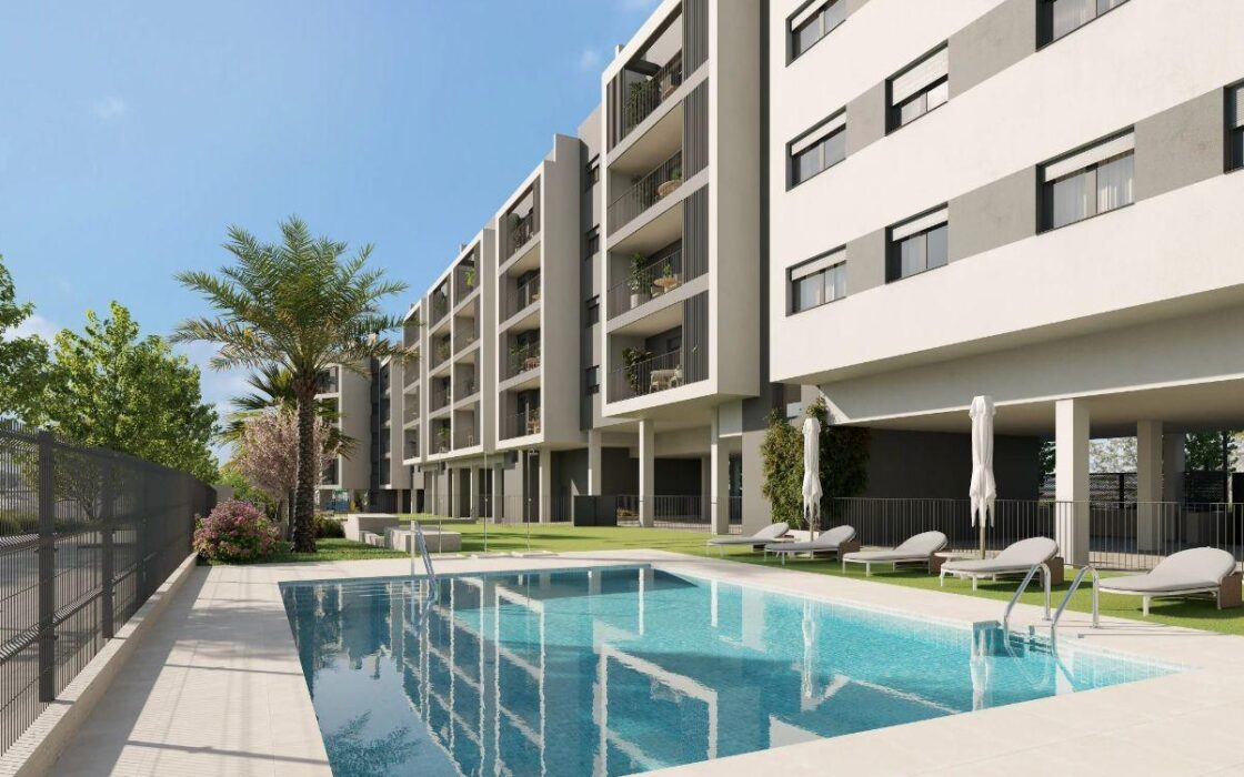 Апартаменты в Аликанте 74 кв.м с террасой и 3 комнатами