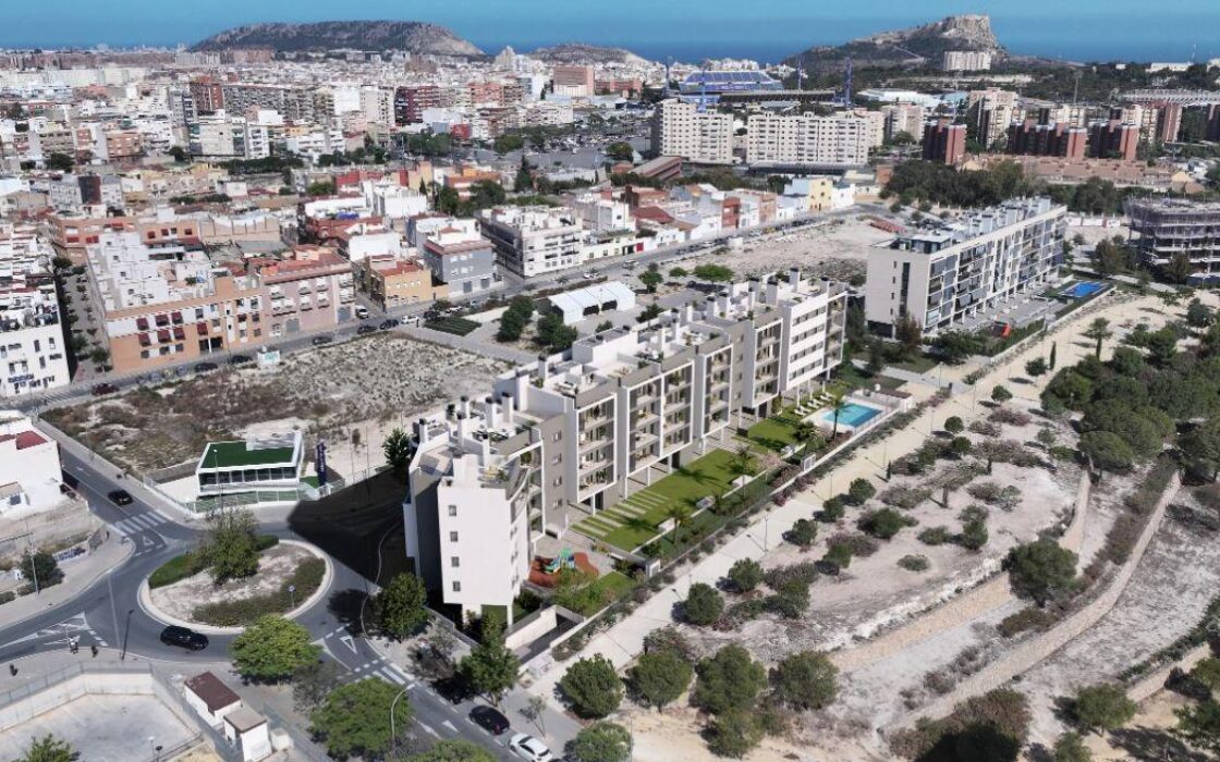 Апартаменты в Аликанте 74 кв.м с террасой и 3 комнатами