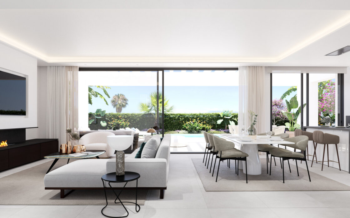 Новые виллы в Calahonda, 5 минут до пляжа, 293 кв.м.