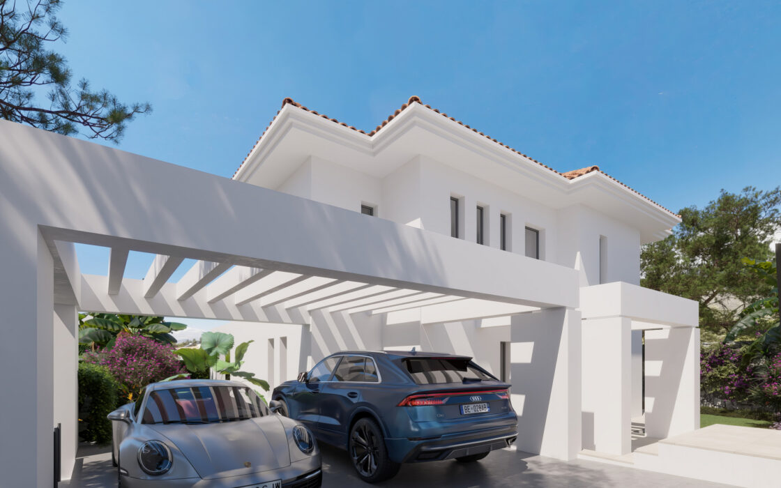 Новые виллы в Calahonda, 5 минут до пляжа, 293 кв.м.