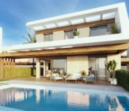 Новый дом с террасой в Полопе, 2-3 спальни, Коста Бланка