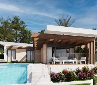 Новий будинок з терасою в Полопі, 2-3 спальні, Коста Бланка