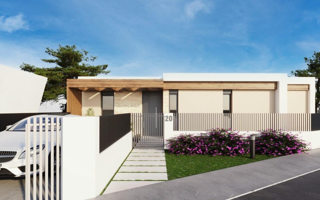 Новый дом с террасой в Полопе, 2-3 спальни, Коста Бланка