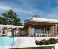 Новый дом с террасой в Полопе, 2-3 спальни, Коста Бланка