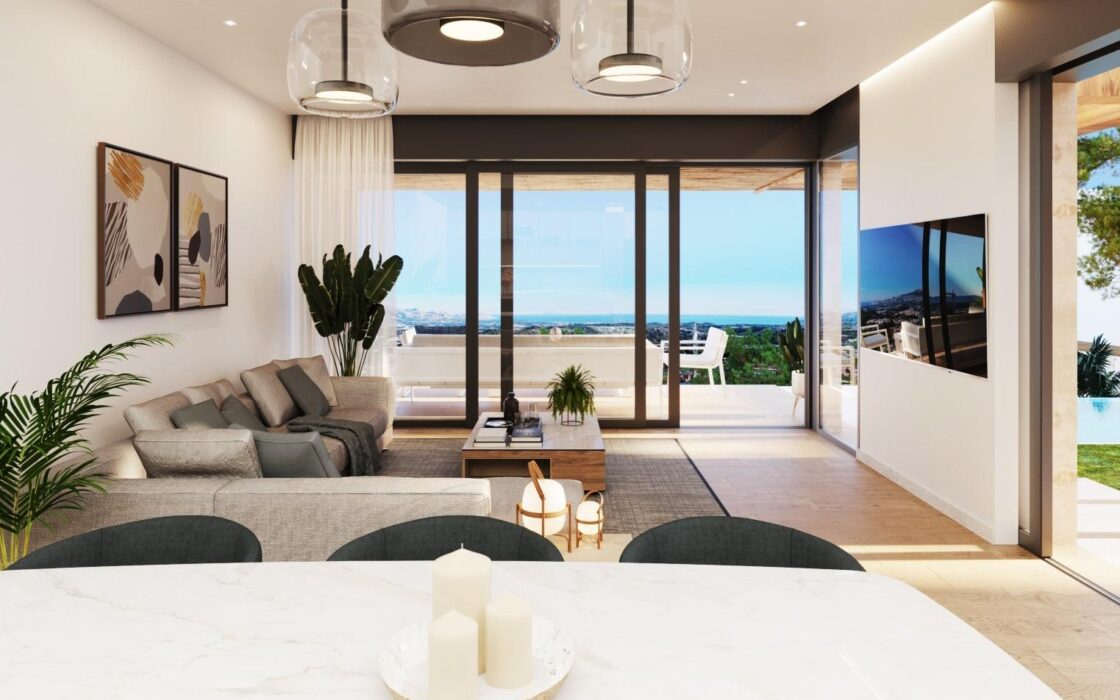 Новый дом с террасой в Полопе, 2-3 спальни, Коста Бланка