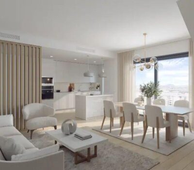 Апартаменти з видом на море в Аліканті 102 кв.м, 4 кімнати