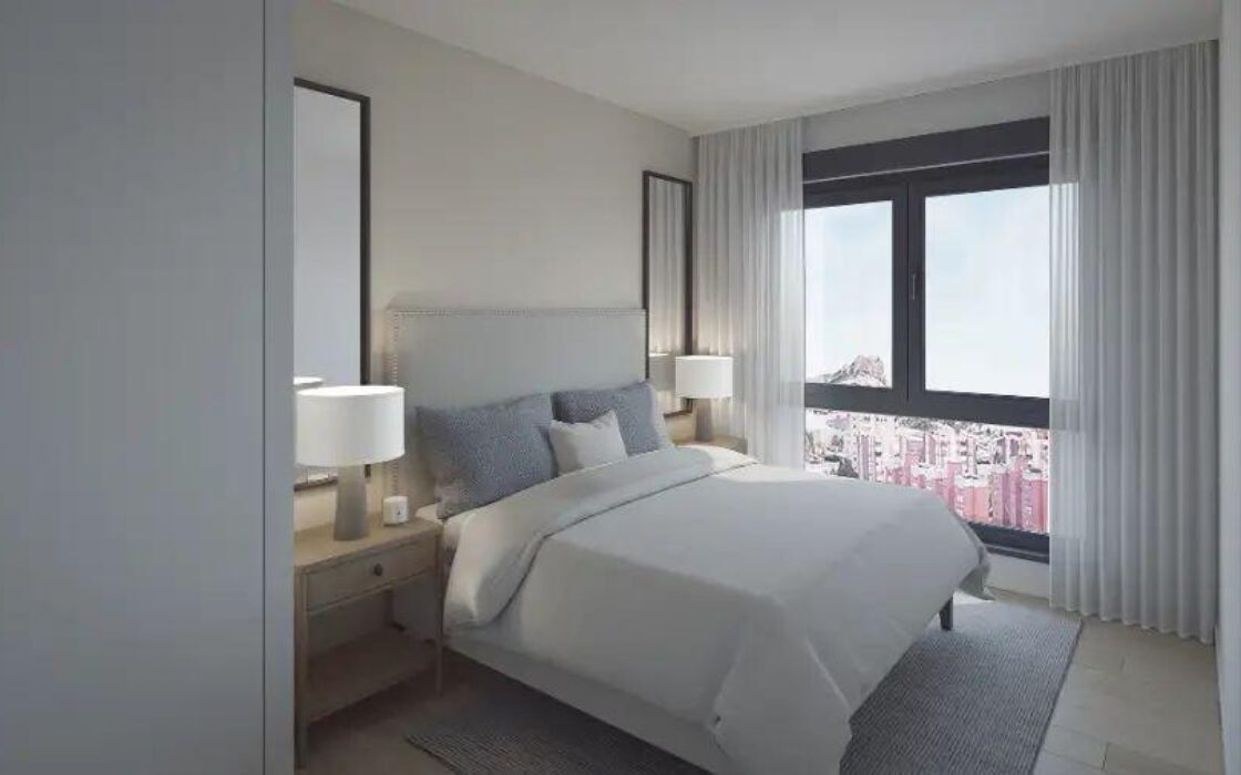 Апартаменти з видом на море в Аліканті 102 кв.м, 4 кімнати