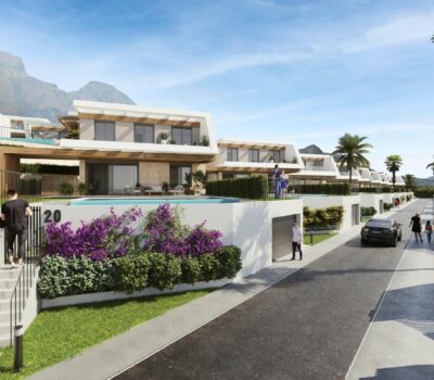 Нові будинки з терасою в Полопі, 2-3 спальні, Коста Бланка