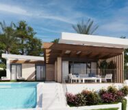 Нові будинки з терасою в Полопі, 2-3 спальні, Коста Бланка