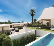 Нові будинки з терасою в Полопі, 2-3 спальні, Коста Бланка