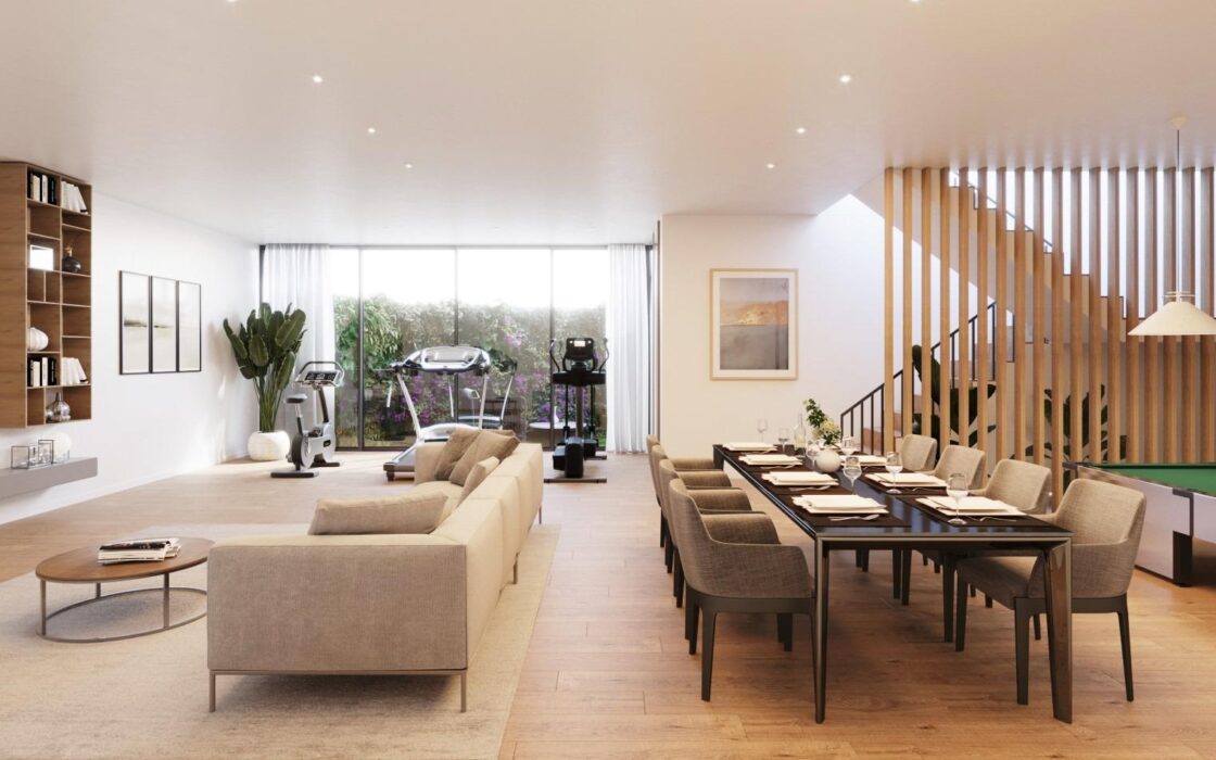 Нові будинки з терасою в Полопі, 2-3 спальні, Коста Бланка