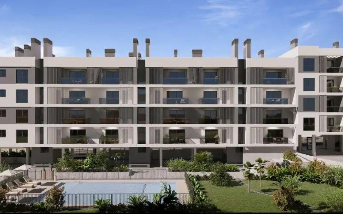 Апартаменты в Аликанте 100 кв.м с террасой и бассейном