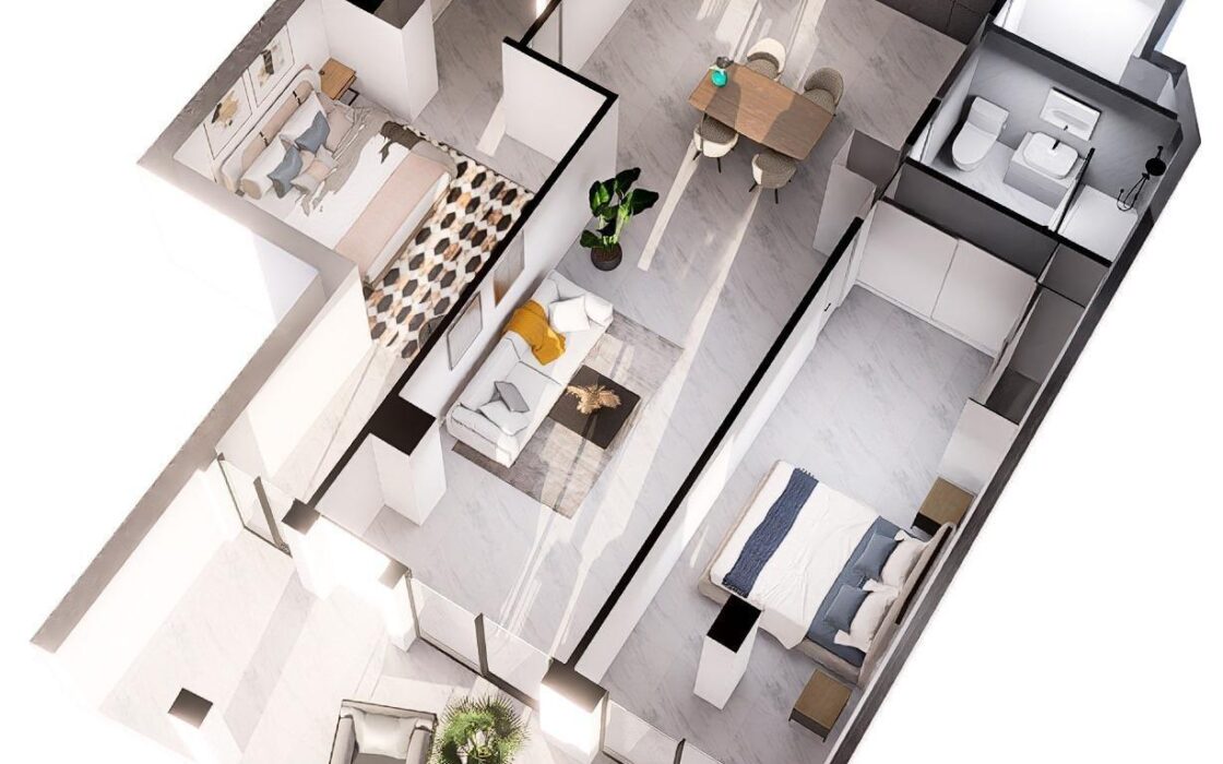 Апартаменты 125 кв.м у моря в Торревьехе с террасой