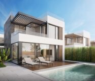 Новые виллы с бассейном в Ла Нусии, 3 спальни, 120 кв.м