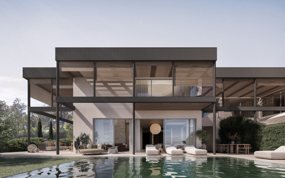 Уникальная вилла 302 кв.м в Сьерра-Бланка с террасой