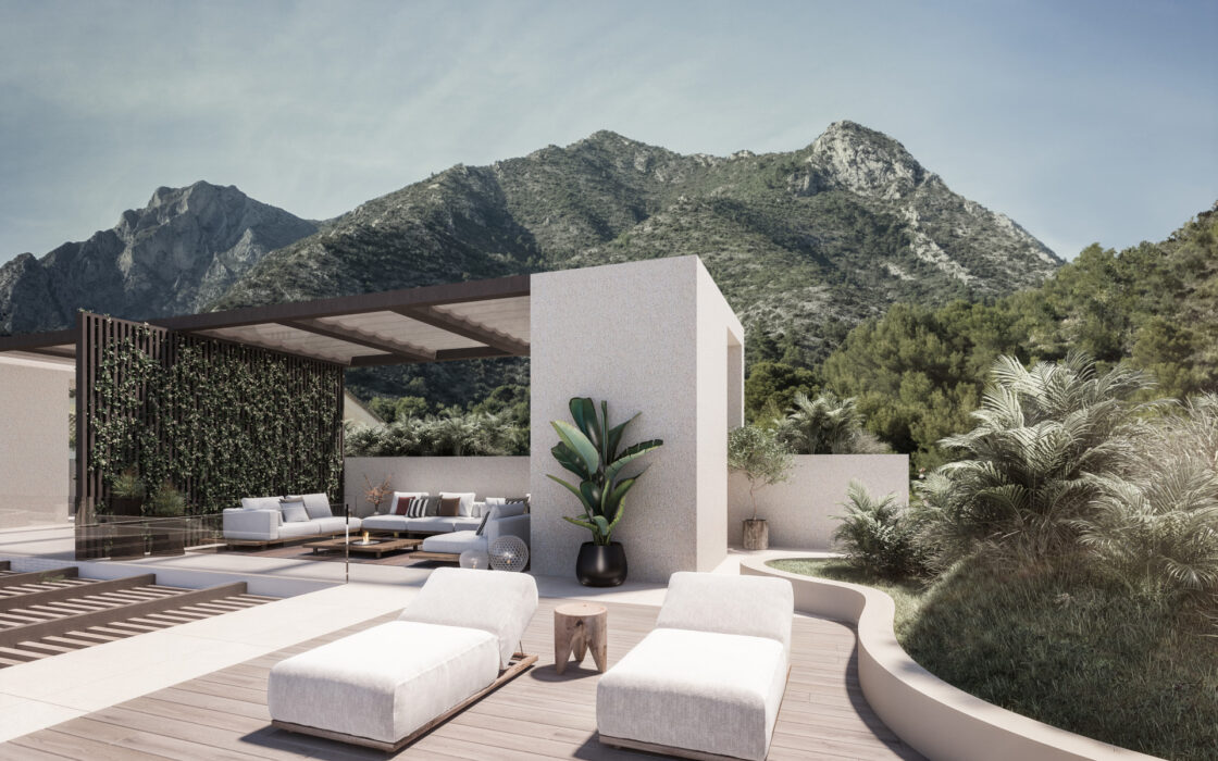 Уникальная вилла 302 кв.м в Сьерра-Бланка с террасой