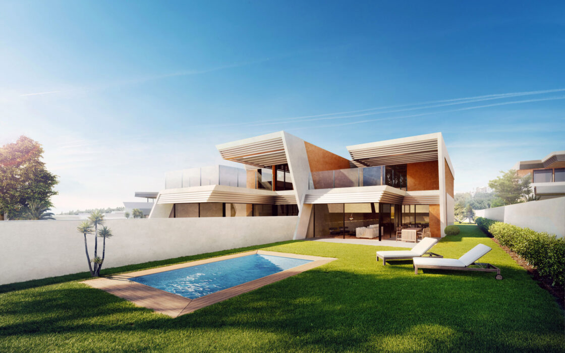 4-спальний будинок з садом та басейном в Ель Чапаррал, Міхас