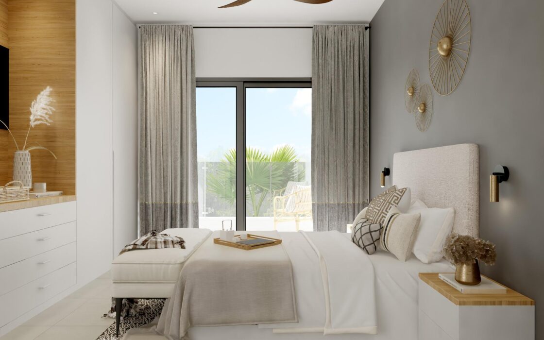 Вілла в Сантьяго-де-ла-Рибера 109 кв.м біля моря з басейном