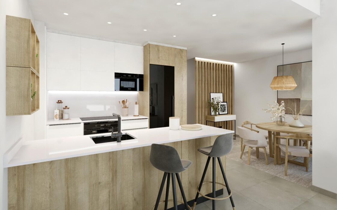 Вілла в Сантьяго-де-ла-Рибера 109 кв.м біля моря з басейном