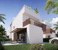 Нові будинки в Ла-Марина з басейном за 500 м від пляжу