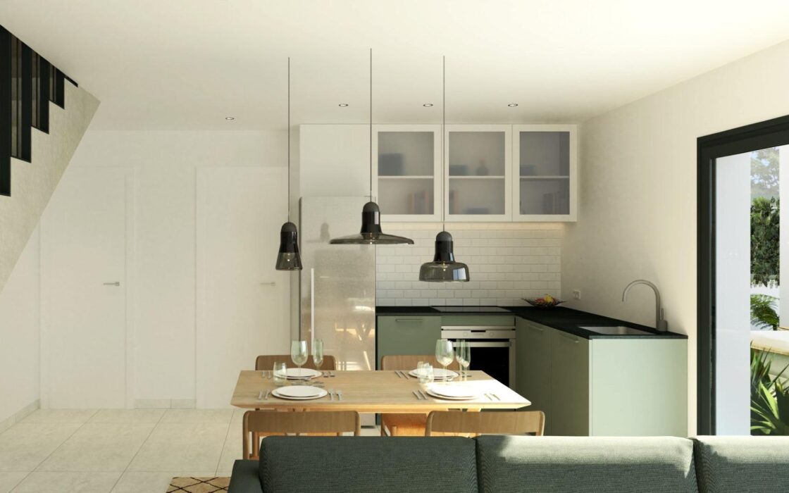 Двоквартирний будинок 93 кв.м з басейном в Гран-Алаканте