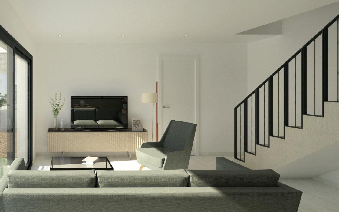 Двоквартирний будинок 93 кв.м з басейном в Гран-Алаканте