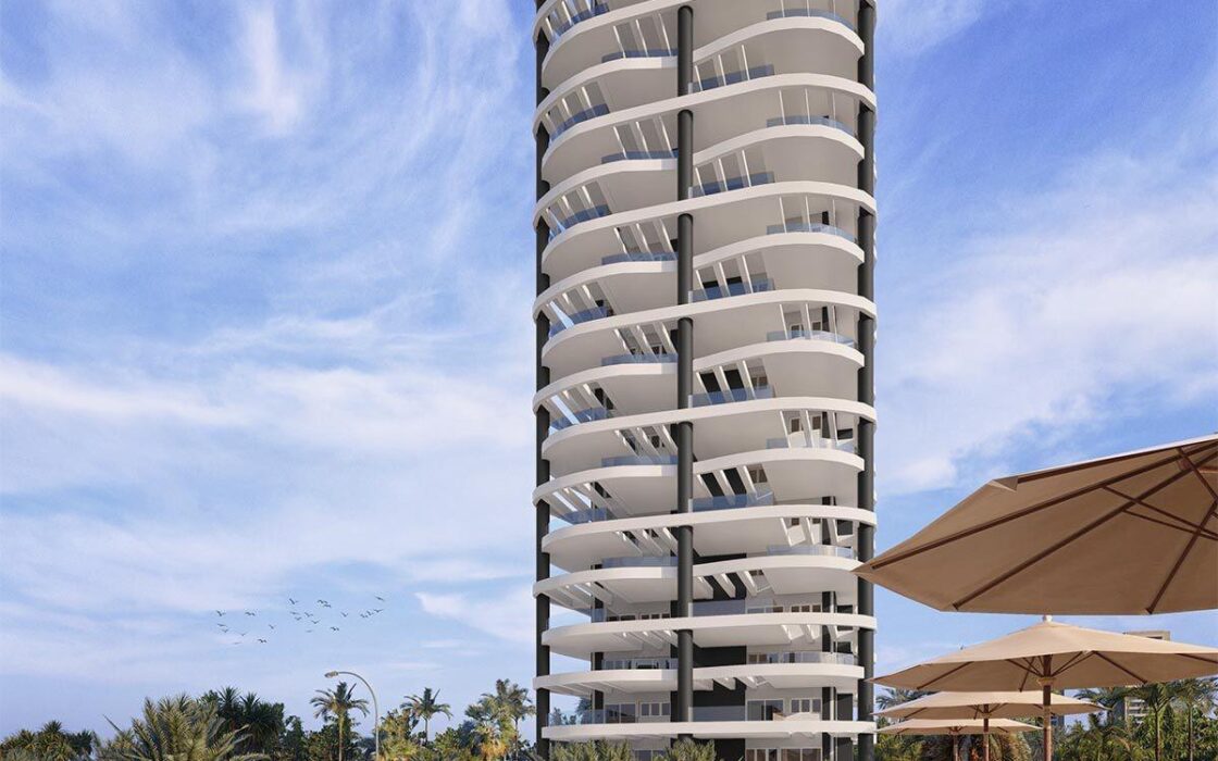 Квартира 3-4 спальни в Кальпе з панорамним видом на море