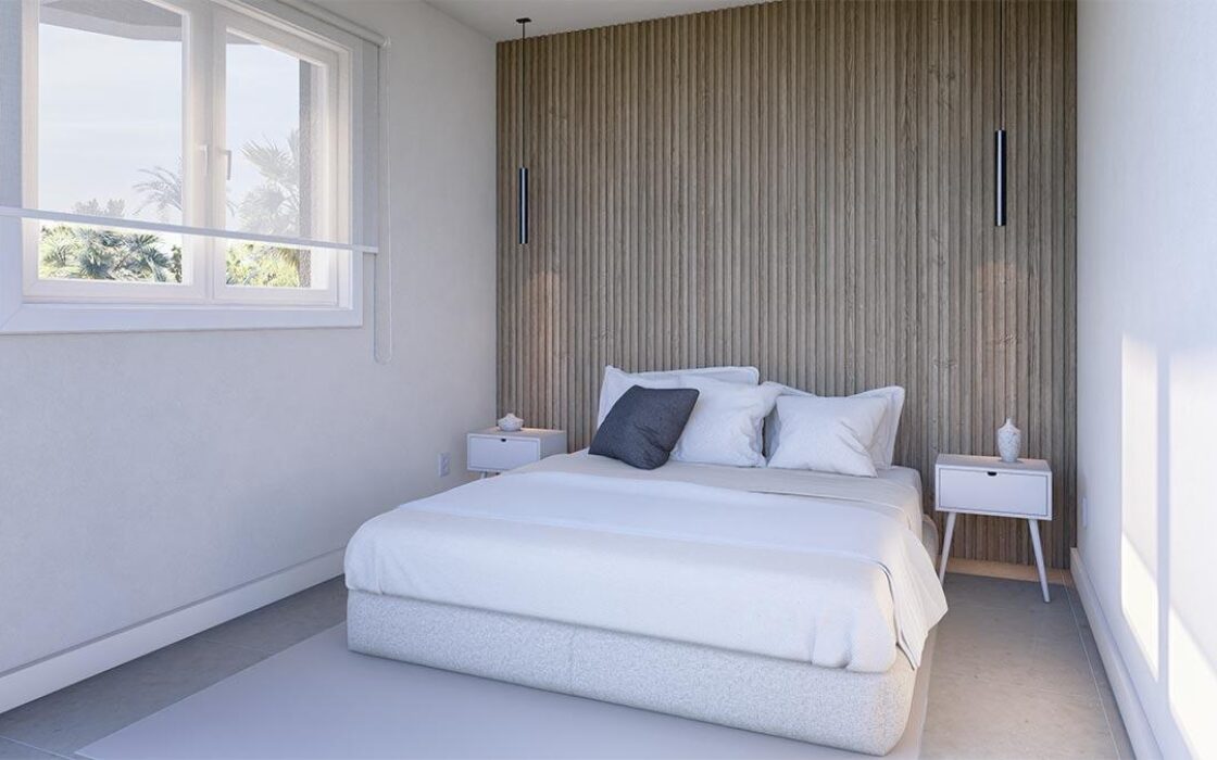 Квартира 3-4 спальни в Кальпе з панорамним видом на море