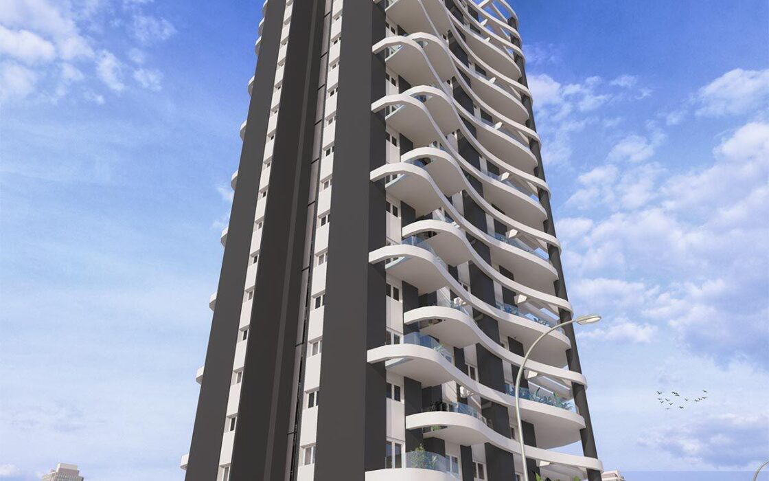 Квартира 3-4 спальни в Кальпе з панорамним видом на море