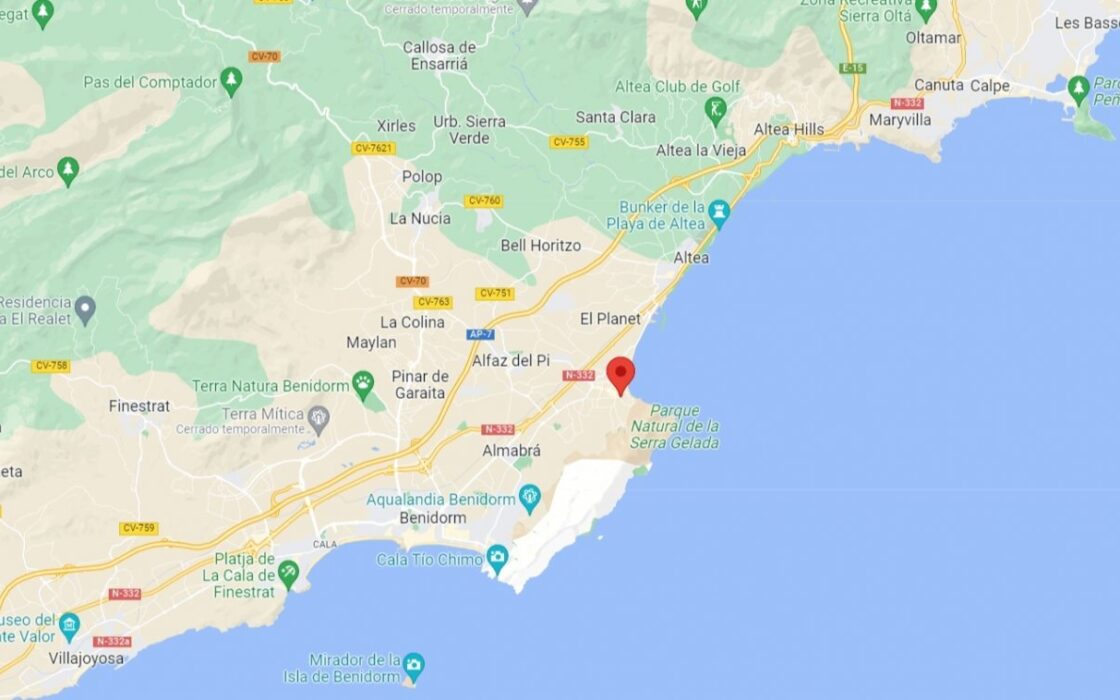 Апартамент у моря в Alfaz del Pi, 80.7 кв.м, 3 комнаты