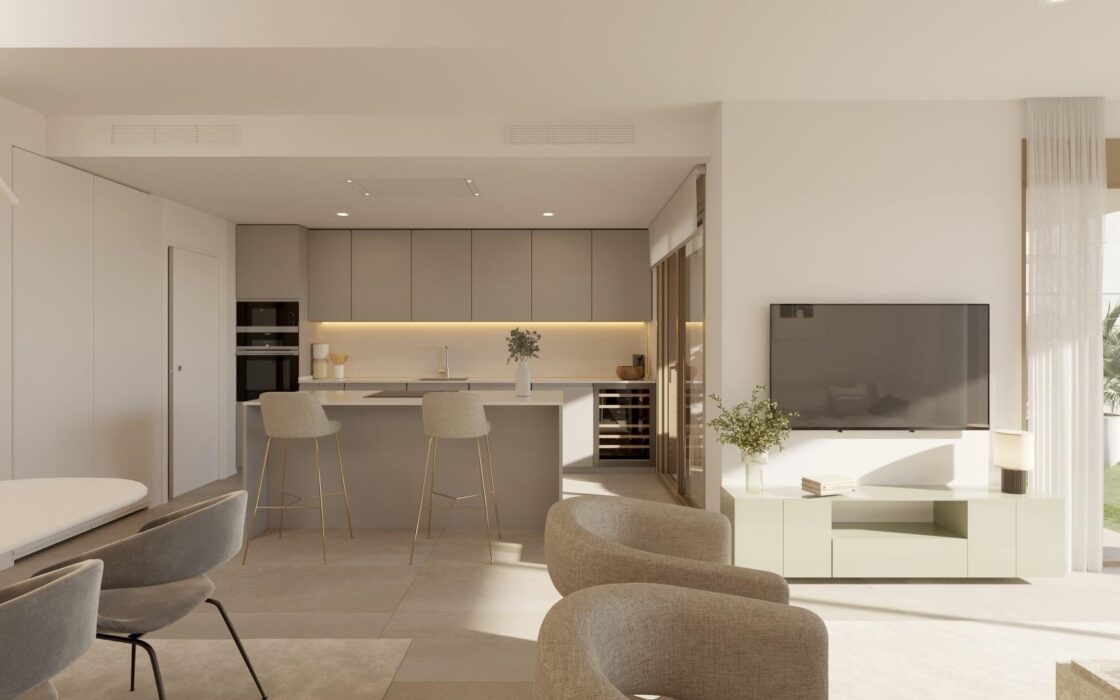 Нові будинки з басейном у Кабо-де-лас-Уэртас 215 кв.м.