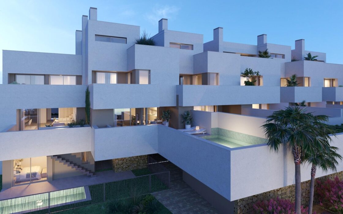 Нові будинки з басейном у Кабо-де-лас-Уэртас 215 кв.м.