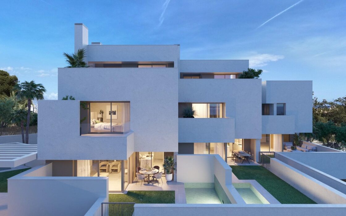 Нові будинки з басейном у Кабо-де-лас-Уэртас 215 кв.м.