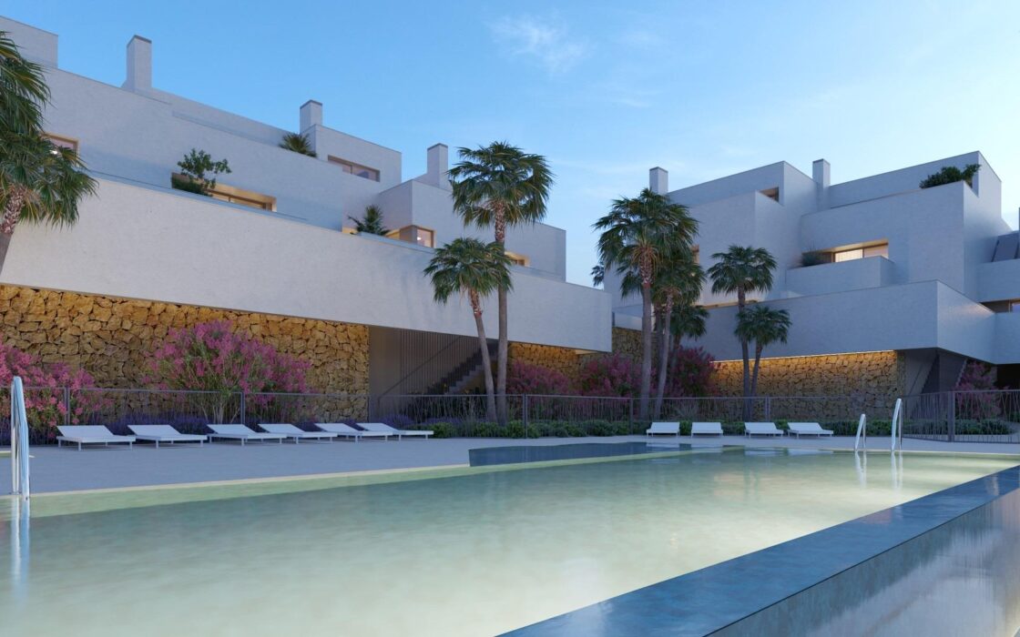 Нові будинки з басейном у Кабо-де-лас-Уэртас 215 кв.м.