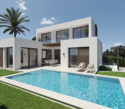 Вілли в Альфас-дель-Пі з басейном і терасами 227 кв.м