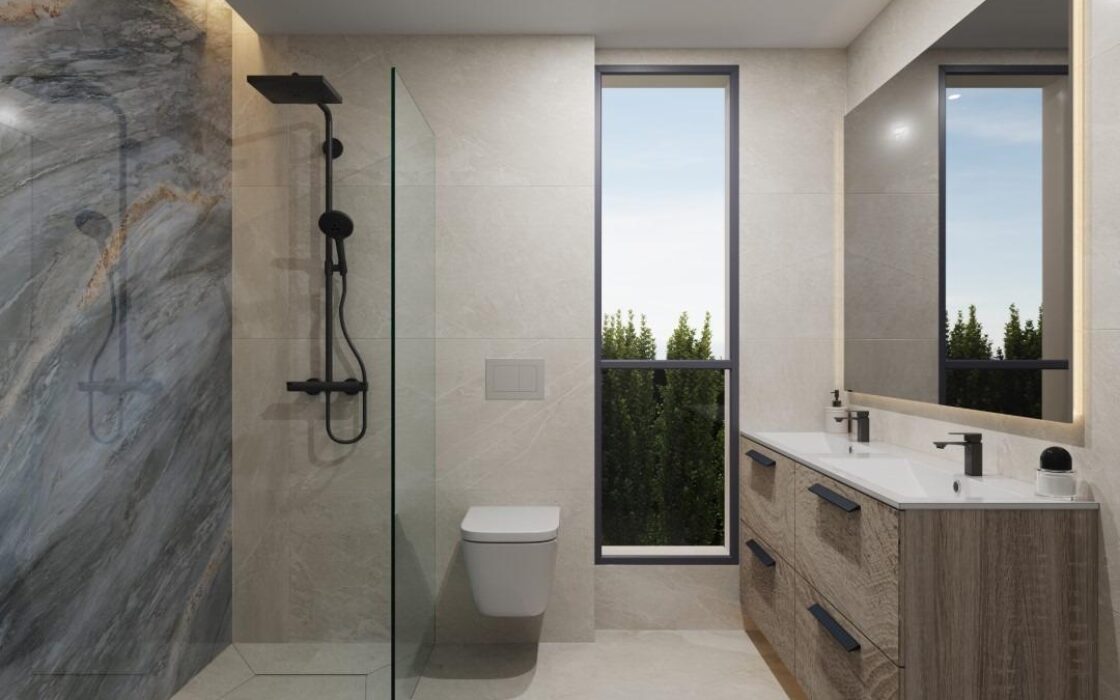 Виллы в Альфас-дель-Пи с бассейном и террасами 227 кв.м