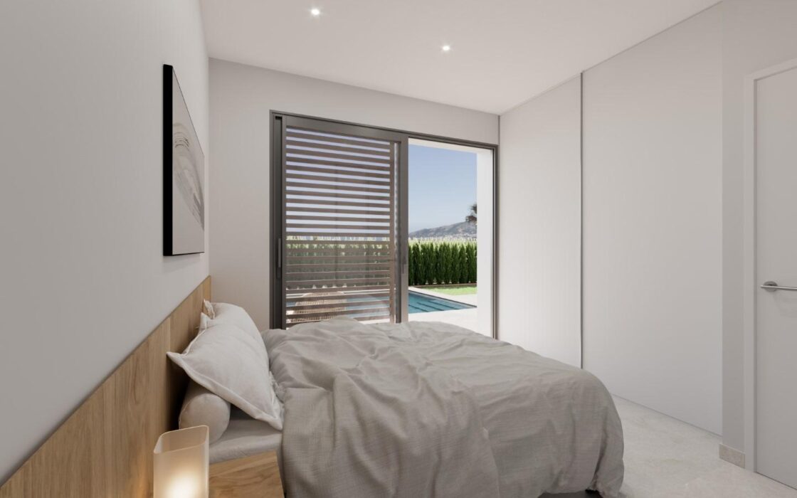 Виллы в Альфас-дель-Пи с бассейном и террасами 227 кв.м