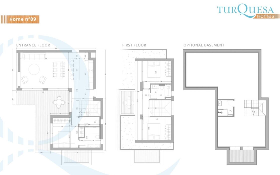 Виллы в Альфас-дель-Пи с бассейном и террасами 227 кв.м