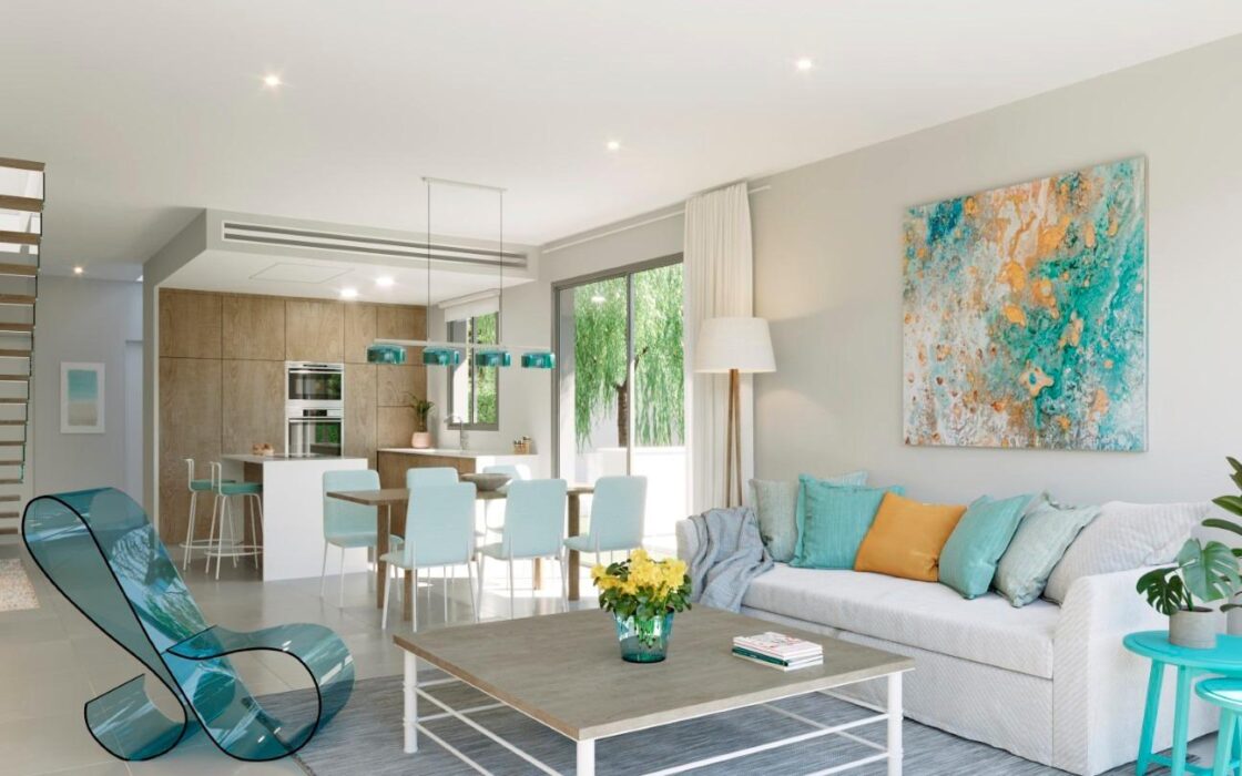 Отдельные дома с бассейном и садом в Сан-Хуан-де-Аликанте