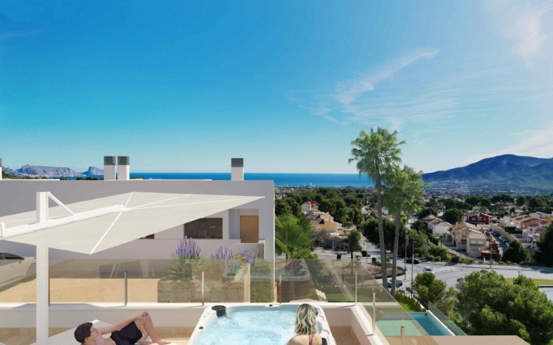 Новые виллы в Ла Нусии с панорамным видом на море 170 кв.м.
