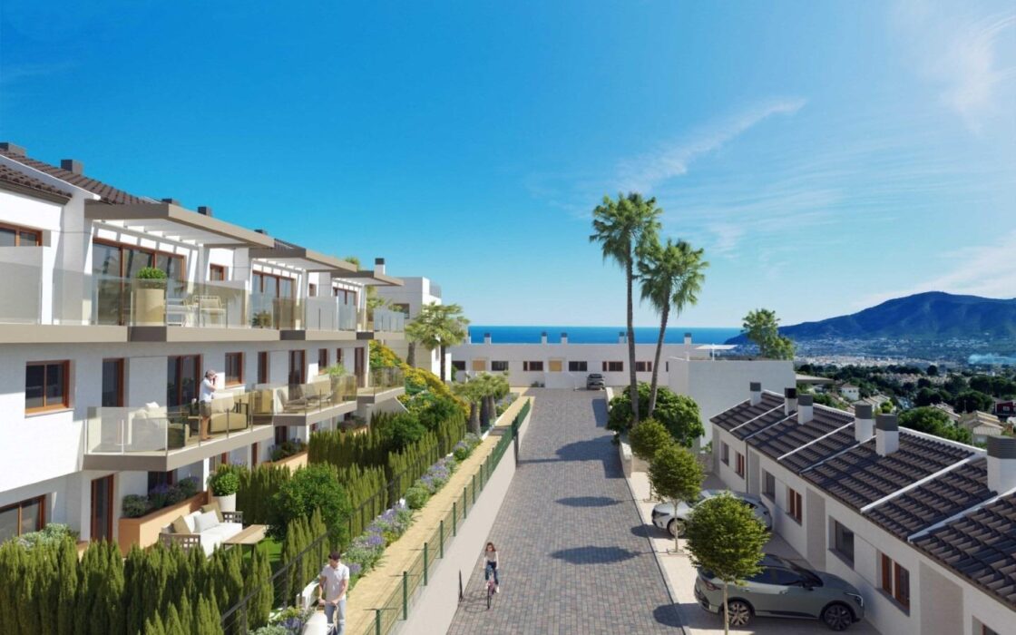 Новые виллы в Ла Нусии с панорамным видом на море 170 кв.м.